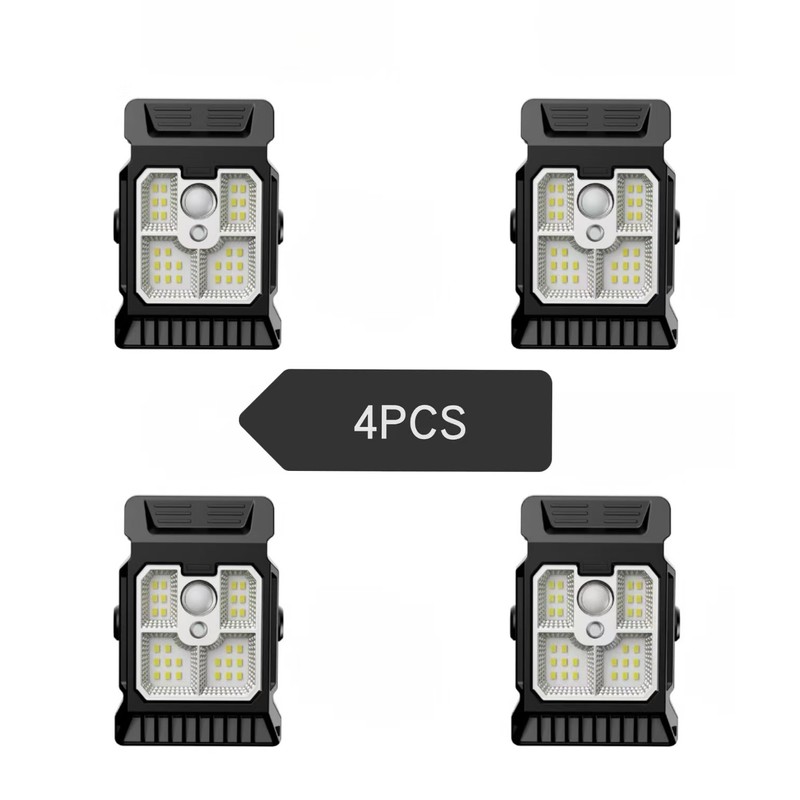 Solar Clip-On Motion Sensor Light for Outdoor Gardens – Automatic