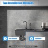 ZERNEIL 30" Drop In Stainless Steel Double Bowl Kitchen Bar