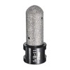 sourcing map Diamond Finger Shaped Milling Bit 20mm 2 Holes