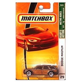Matchbox Metro Rides Grey Gray with Wood Dodge Magnum 1:64 Scale