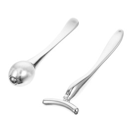 WOONEKY 2pcs Convenient Delicate Massage Stick for Eye Cream Application Girls Facial Tool Promotes Circulation Reduces Dark Circles Relieves Eye Fatigue and Tightens Skin