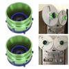 1 Pair NAB Hub Adapters Polished Aluminum Alloy Universal Loading
