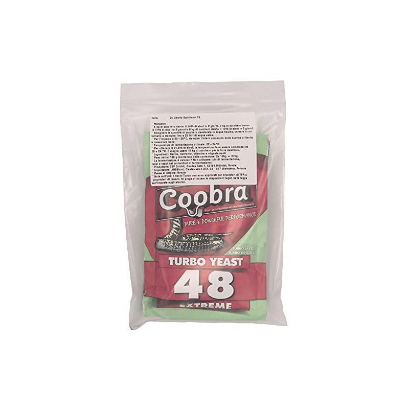 Coobra Extreme Turbo Yeast up to 21.5% Alcohol (1)