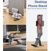 Kuyotine Flight Phone Holder, 360°Rotating Clamp Adjustable Phone Stand, Portable