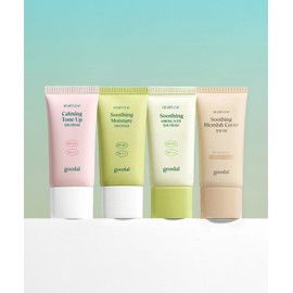 Goodal [SET] Mugwort Sunscreen (Moisturizing/Tone-Up/Green Tone-Up/Physical Sunscreen) 50ml + Cover Sun BB Cream 25ml