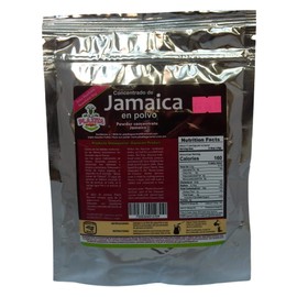Powdered Drink Jamaica Oaxaqueña, Concentrate Organic Jamaica, 100% Natural without Preservatives 300 G - 10.5 Oz (4L)