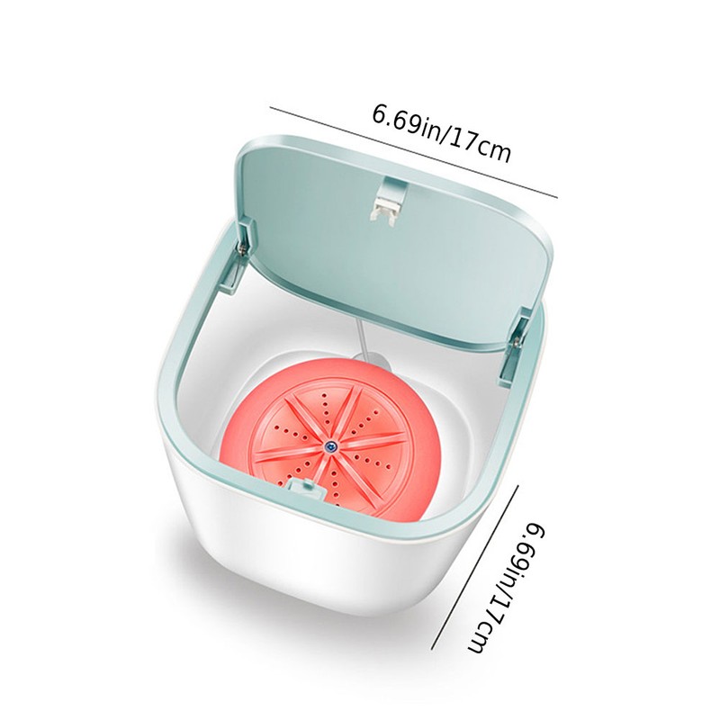 Ultrasonic Turbine Washing Machine Mini Turbo Portable Washing Machine for