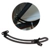 ZQIY 2PCS Metal Curved Lid Adjustable Support Hinges 175x21mm Hardware
