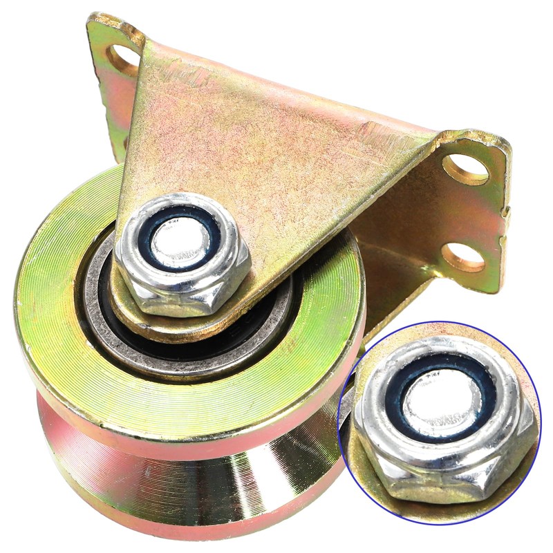 Coloch 8 Pack 2” V-Groove Wheel, Steel Sliding Gate Wheels