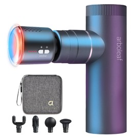 arboleaf Massagepistole mit Wärmefunktion, mini Massage Gun Wärme und Kälte, leichte Muskelpistole 3200 U/min Muscle Gun für Muskelentspannung stark Akku USB-C