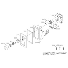TOTO TWA11RZ Standing Faucet 13 (Embedded / Hose Connection) For Cold Areas