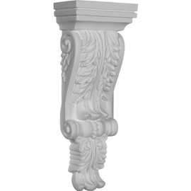 Ekena Millwork COR12X04X02LE 4 3/4-Inch W x 2 3/4-Inch P x 12 1/4-Inch H Legacy Acanthus Corbel