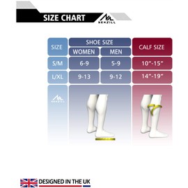 NEWZILL Copper-Infused Cotton Compression Sock (15-20 mmHg) for Men & Women