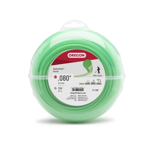 Oregon 21-280 Oregon Round Gatorline Trimmer Line 0.080" 1/2 lb.
