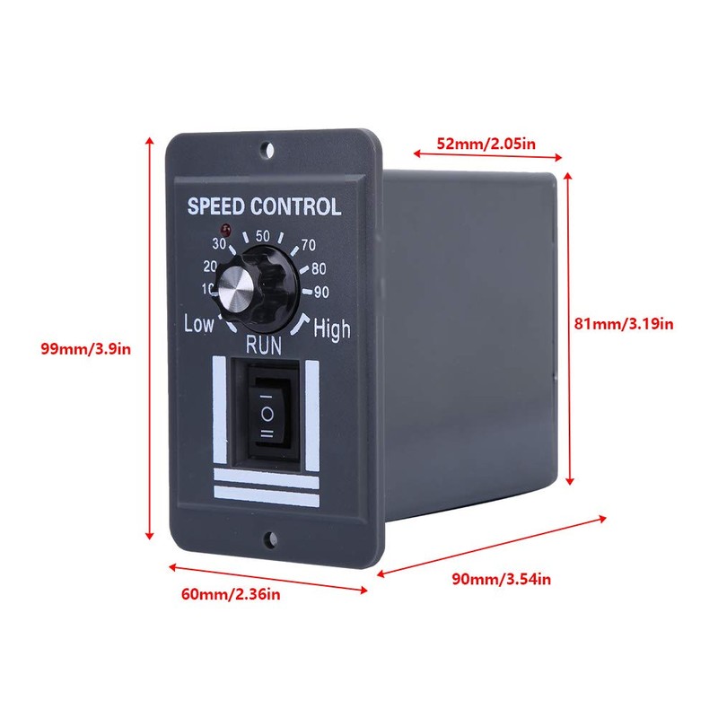 DC Motor Speed Controller, DC 12 60V 40A PWM Brush