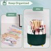 SKYDUE 360 Degree Rotating Desk Organizer, Dual-Purpose Pencil Pen Holder