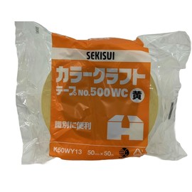 Shinseki Sweetheart Color Craft Tape No. (A Little Bit Of... 500wc 50 mm X 50 m Yellow