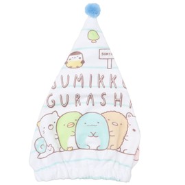 2023 Marushin 6575029300 Towel Cap, Children, Sumikkogurashi, Hair Drying, Water Absorbent, Quick-Drying, Towel, Girls, Boys