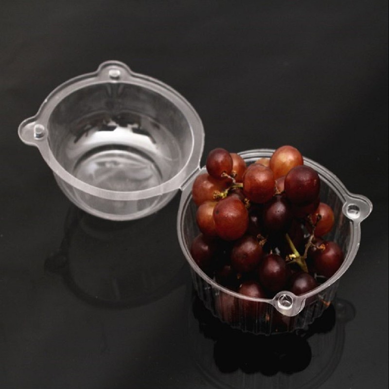 Xshelley 100 pieces PE Material Plastic Single Individual Cupcake Muffin