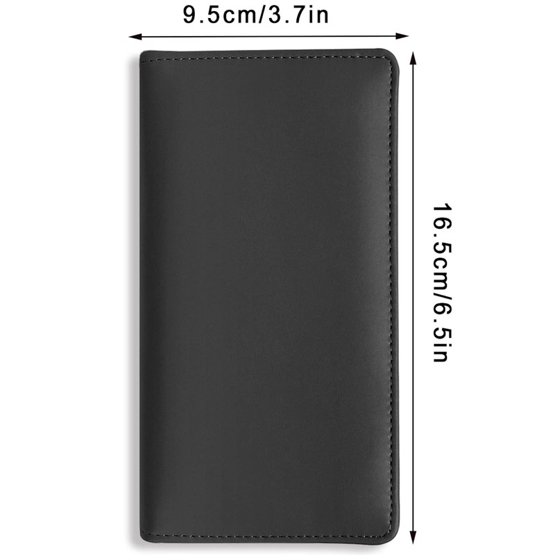 Sanlykate Leather Checkbook Cover for Men and Women, Check Book