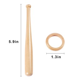 Baseball Stand Baseball Holders, Baseball Display Case for Balls Display Wooden Baseball Bat Display Stand Holder Display Baseball Centerpieces for Tables for Kids and Sports Lover (1)