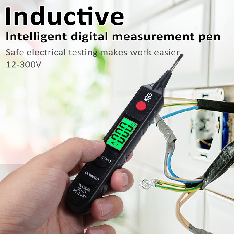 Voltage Tester Non-Contact Voltage Tester Range AC 12~300V Neutral and