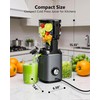 EUHOMY Juicer Machines, 5.7" Wide Feed Chute Cold Press Juicer