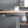 VIVO 13 inch Under Desk Mounted Sliding Pull-out Drawer for