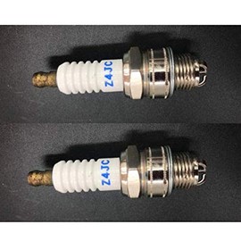 CDHPOWER 2PCS High Performance 3 Prong Spark Plug M4×1.25, Z4JC for 2 Stroke Engine Kits 66cc/80cc Gas Motorized Bicycle