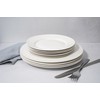 Square House New Bone China 12 Piece Dinnerware Set, Santorini