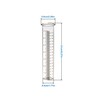Mateda Mateda 7" Capacity Rain Gauge with Stainless Steel Mounting