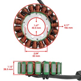 Caltric Stator Regulator Rectifier And Gasket for Yamaha FZ6R 2009 2010 2011 2012-2017