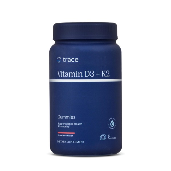 Trace Minerals | Vitamin D3 + K2 Gummies | 5,000