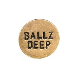 Funny Golf Ball Marker,Humor Novelty Golf Ball Markers with Funny Words,BALLZ DEEP Golf Ball Marker,Golf Ball Marker Hat Clip,Golf Gag Gifts for Men or Women Golfers Golf Lovers,On-Course Accessories