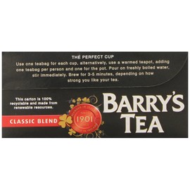 Barry's Tea Bags, Classic Blend, 80 Count, 8.8 Oz