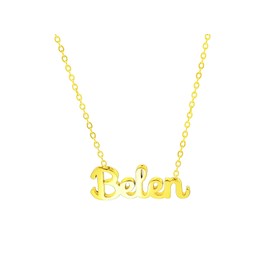 Damen-Halskette mit Namen, Edelstahl, mit Original-Geschenkbox, personalisierter Schmuck für Freunde, Brautpaar Only Faith, standard, Edelstahl, Nicht zutreffend.