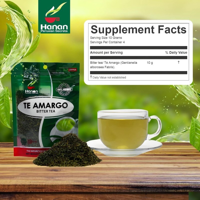 Hanan Te Amargo 40g Bitter Tea 1.4oz Herbal Tea from