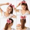 2pcs Mouse Ear Scrunchies for Kids Hair Bow Scrunchies for