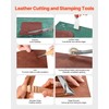 VEVOR Leather Working Tools Kit, 72 PCS with Portable Leather