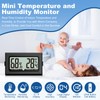 Pixelure Thermometer Hygrometer Humidity Meter Mini Digital Temperature Room Thermometer