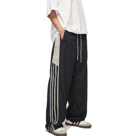 Vintage Wide Leg Sweatpants Parachute Pants Men Baggy Cargo Pants Oversized Streetwear Straight Leg Trousers