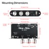 Diymore ZK-1001U Mono Amplifier Board, Bluetooth 5.3 100W TPA3116D2 Audio