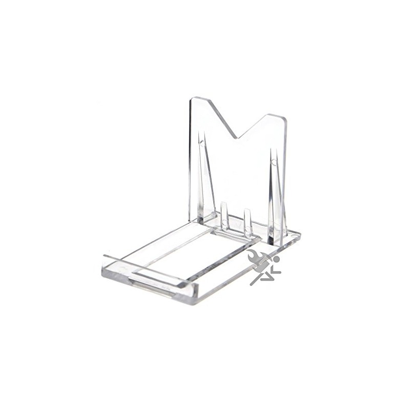 2" Two Part Adjustable Clear Acrylic Plastic Display Stand Easel