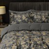 PHF Truly Velvet Duvet Cover Set King Size, 3pcs Leaves