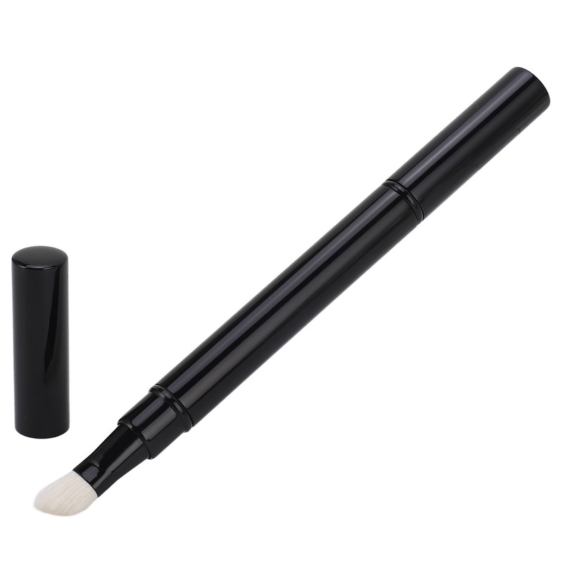 Retractable Makeup Brush Dual Ended Soft Wool Hair Portable Shadow