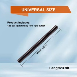 ZOKYUYS Car Headlight Taillight Vinyl Film with Squeegee and Cutter,Car Headlights Sticker,Vinyl Film Sticker,Self-Adhesive Sticker,Tail Lights Fog Lights Sticker,Universal All Car Decors