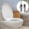 4 Piece High Performance Toilet Seat Screw Set, Quick Release