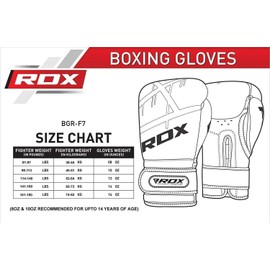 RDX Boxing Gloves for Training and Muay Thai | Maya Hide Leather Gloves for Kickboxing, Sparring | Boxing Gloves for Fight Training, Punch Bag