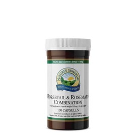 Nature's Sunshine Horsetail & Rosemary Combination - 100 Capsules - for Hair, Skin & Nails, Each Serving Contains 2,460mg of Horsetail, Rosemary & Sage