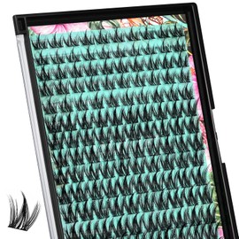 AMZGIRL LASH Pestañas postizas Manga, 140 unidades, efecto mojado, ultrafinas, con banda para pestañas, extensiones de pestañas de anime con púas, pestañas anchas (cachorro, mezcla C, 10-18 mm)